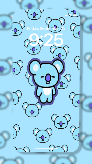 Blue Koala Wallpaper Screenshot 1