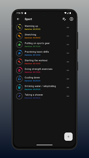TimeRoutine Plan your Routines Screenshot 0