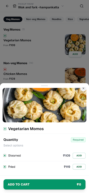 Wok And Fork Screenshot 1