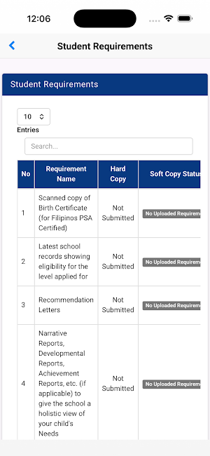 CSMA Mobile Portal Screenshot 2