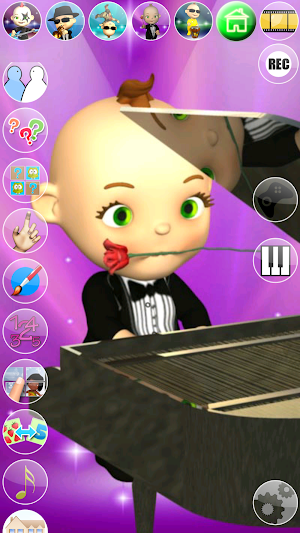 My Talking Baby Music Star Screenshot 2