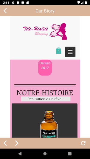 Tele Realite Shopping Screenshot 0