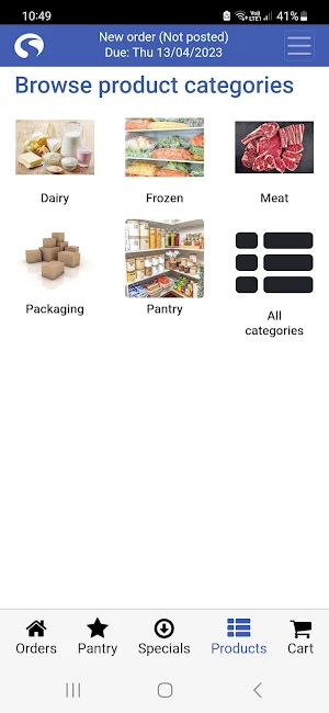 Simotas Food Distributors Screenshot 2