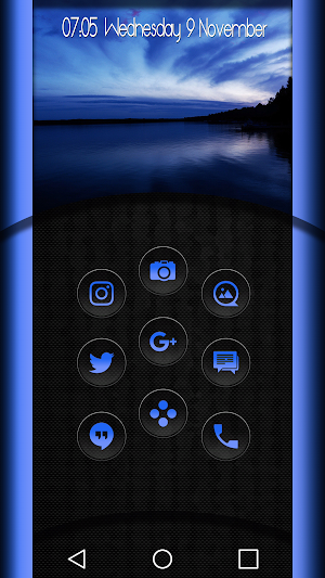 Daf Transparency Blue Icons Screenshot 0
