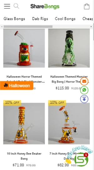 ShareBongs Website Screenshot 1