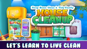 Make Your House Clean - Girls Home Cleaning Game Screenshot 0