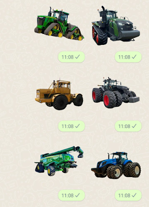 Tractor Stickers Screenshot 0
