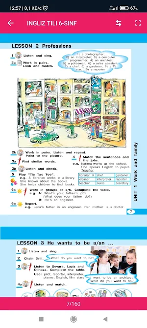 Ingliz tili 6-sinf Screenshot 2