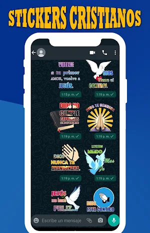 Stickers Cristianos para WhatsAPP Screenshot 0