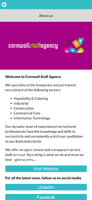 Cornwall Staff Agency Screenshot 1