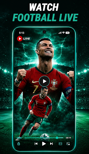 Live Football TV HD: Streaming Screenshot 1