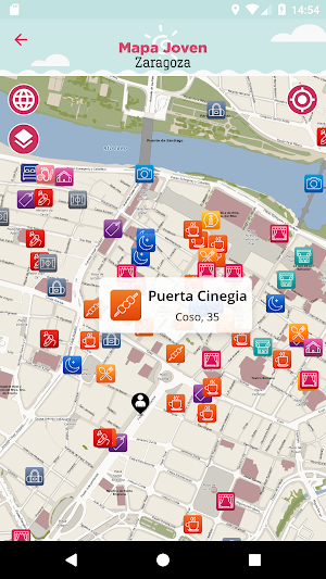 Map for Youngsters Zaragoza Screenshot 1
