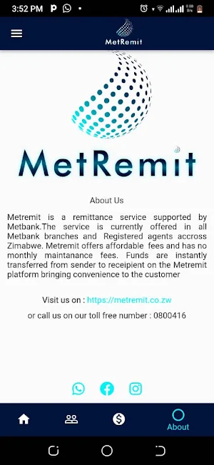 MetRemit Screenshot 2