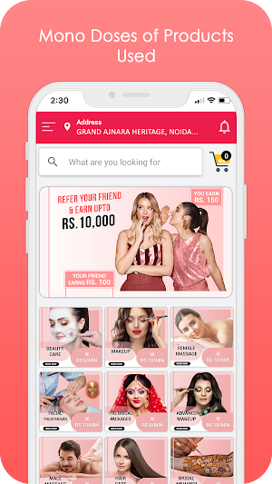 Yes Madam - Smart Salon At Home & Wellness Screenshot 2