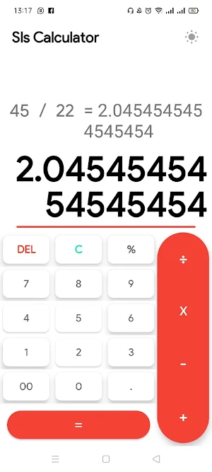 Slides Calculator Screenshot 2
