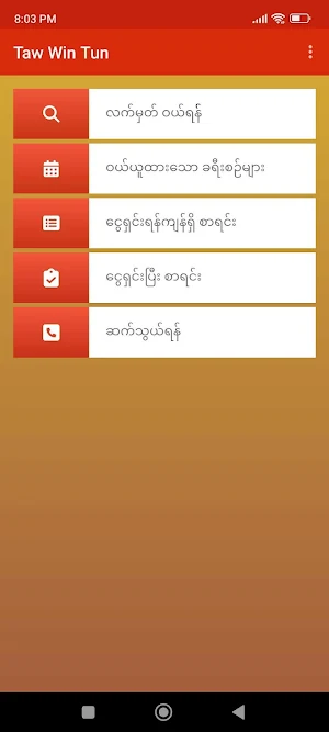 Taw Win Tun Express Screenshot 1