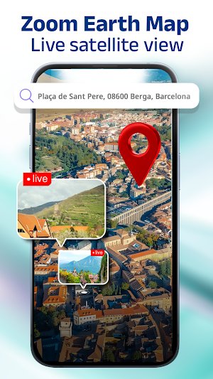 Live Satellite - Earth Map 3D Screenshot 1