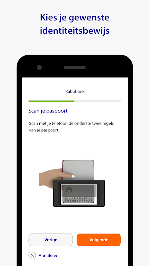 Rabo Mobiel Identificeren Screenshot 1