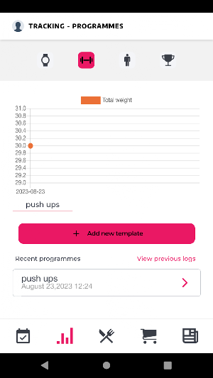 GRX Fitness Screenshot 1