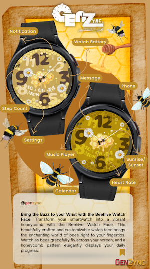 Beehive Watch Face Screenshot 1