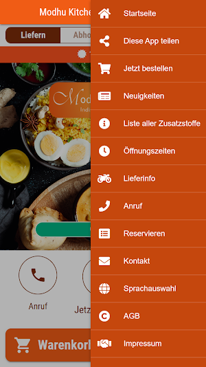 Modhu Kitchen Indische Tandoor Screenshot 2