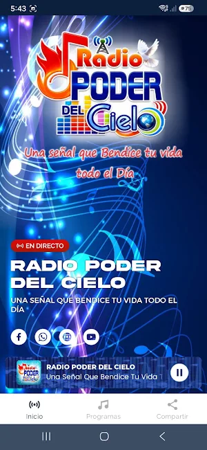 Radio Poder Del Cielo Screenshot 2