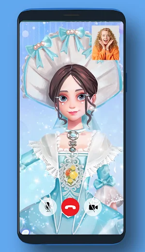 Video Call From Princess Dress Up Pranks Screenshot 0