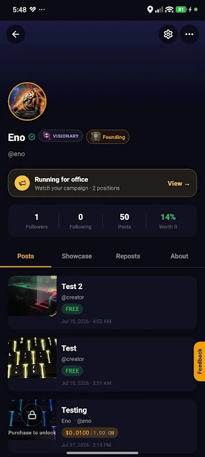 Omniamus: Create & Get Paid Screenshot 1