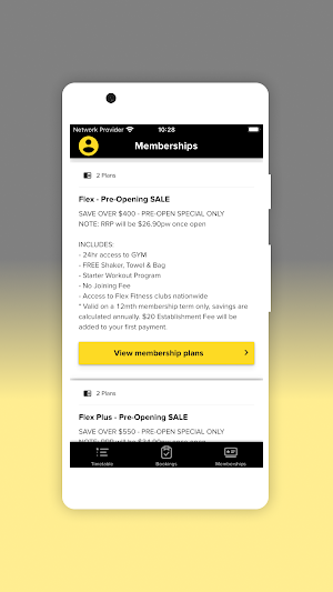 Flex Fitness Members Screenshot 2