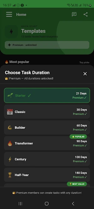Restart21: Habit & App Blocker Screenshot 3