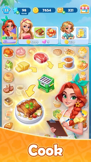 Juicy Journey: Merge & Cook Screenshot 1