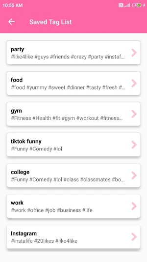 Hashtags for Likes, Followers 2020 Screenshot 3
