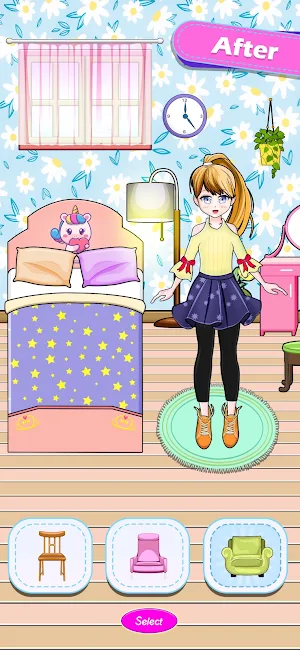 Anime Paper Doll Dress up Game Screenshot 2