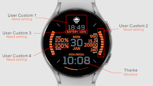 IWF Digi Master III watch face Screenshot 1