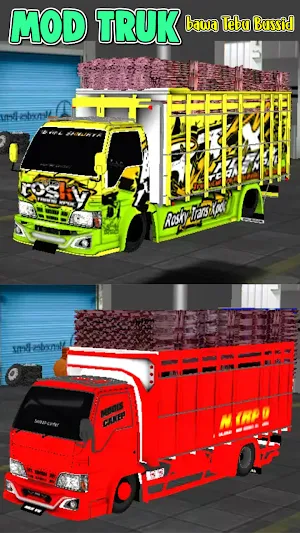 Mod Truck Muat Tebu Bussid Screenshot 0