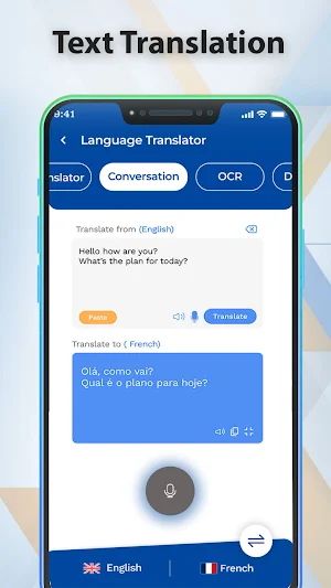 English to French Translator Screenshot 1