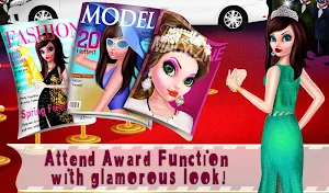 Rising Superstar Life : Girl's Dream Story Game Screenshot 1