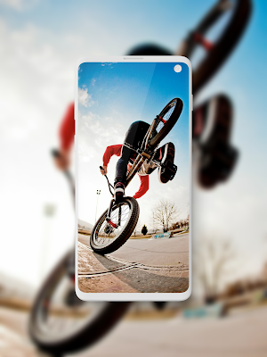 BMX Downhill Wallpaper Screenshot 2