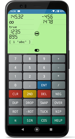 Forth Calculator Pro Screenshot 0
