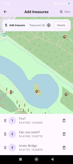 Treasure Map Screenshot 1