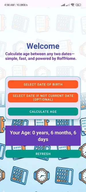 RoffHome Age Calcu Screenshot 2