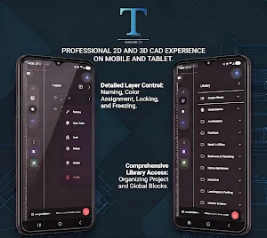 TamgamCAD: 2D CAD & DXF Viewer Screenshot 3