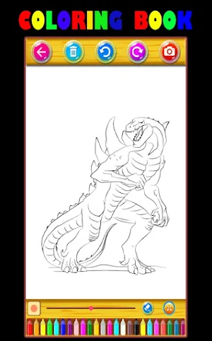 Godzilla VS Kong Coloring Book - Easy Coloring Screenshot 0