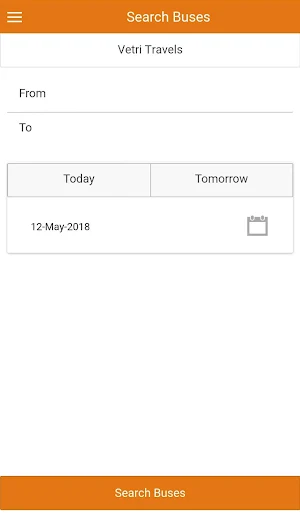 Vetri Travels Screenshot 1