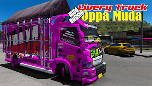 Mod Truck Oppa Muda BUSSID Screenshot 2