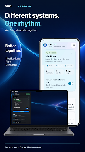 Novi: Android–Mac Ecosystem Screenshot 0