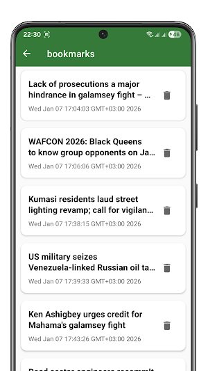Ghana News App Screenshot 1