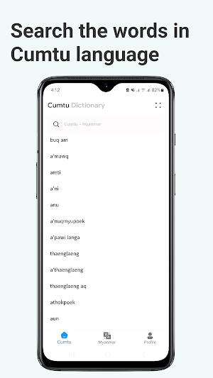 Cumtu Dictionary Screenshot 2