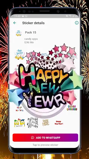 happy Newyear stickers 2023 Screenshot 2