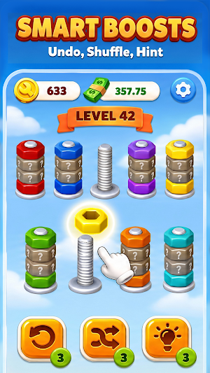 Screw Master Sort Stack Screenshot 3